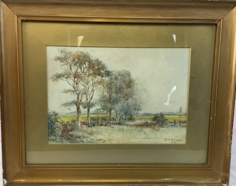 William Hector Srigley Watercolor Painting 1913 (1 of 10)