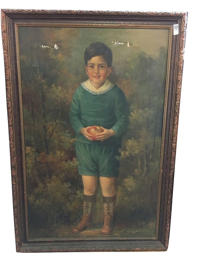 Andreas Roth (1871-1949) "Portrait of Boy" 1930 (1 of 6)