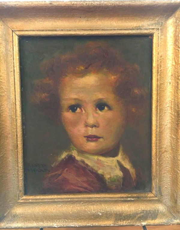 Adolf Frey-Moock (Swiss 1881-1954) Portrait of a Boy (1 of 4)