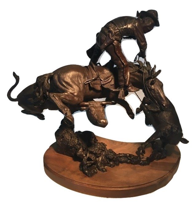 "Motherhood" Western Bronze Sculpture by Maher Morcos (1 of 6)