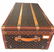 Louis Vuitton Large Trunk Leather Luggage LV Monogram