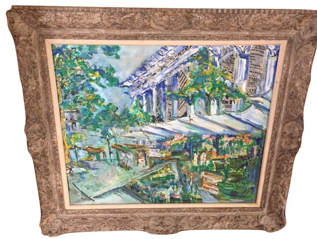 Painting by famous hat maker Mr. John Pico Harberger (1 of 9)