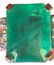 5.5 carat Colombian Emerald & Diamond Ring 18K gold - 5
