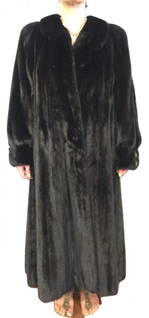 Stunning Full-length Mink Coat Ladies sz 12 (1 of 10)