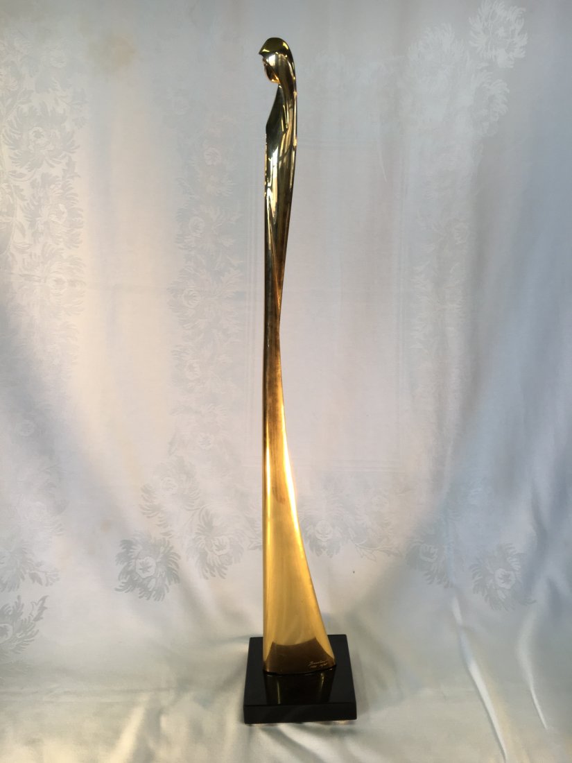 "Astarte" 24kt over bronze sculpture by Paul Braslow (1 of 10)