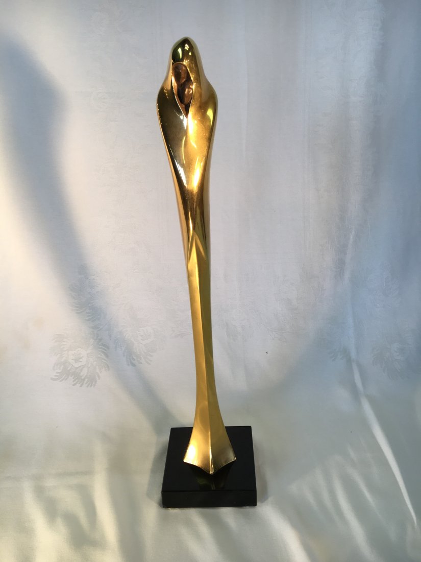 "Unto Each Other" 24kt gold over bronze Paul Braslow (1 of 10)