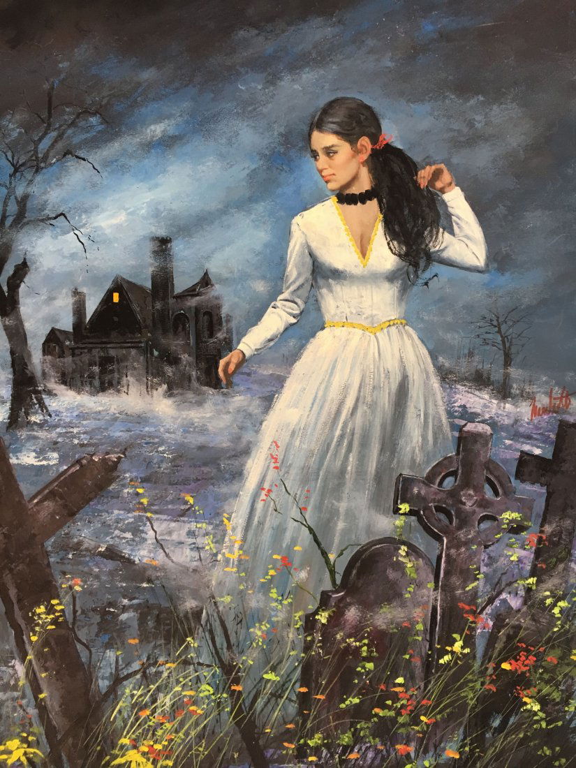 Louis Marchetti oil painting cover art "Phantom Room" (1 of 6)