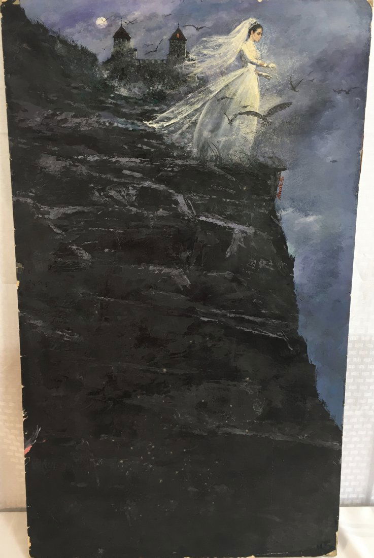 Louis Marchetti original book illustration oil painting (1 of 7)