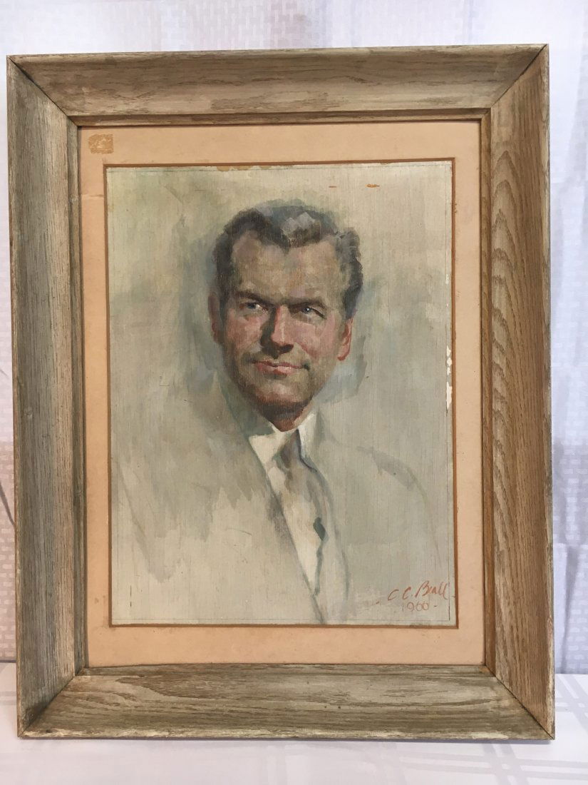 C.C. Beall watercolor portrait of Nelson Rockefeller (1 of 8)