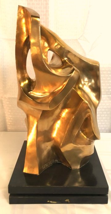 Seymour Meyer bronze biomorphic sculpture Mid Century (1 of 6)