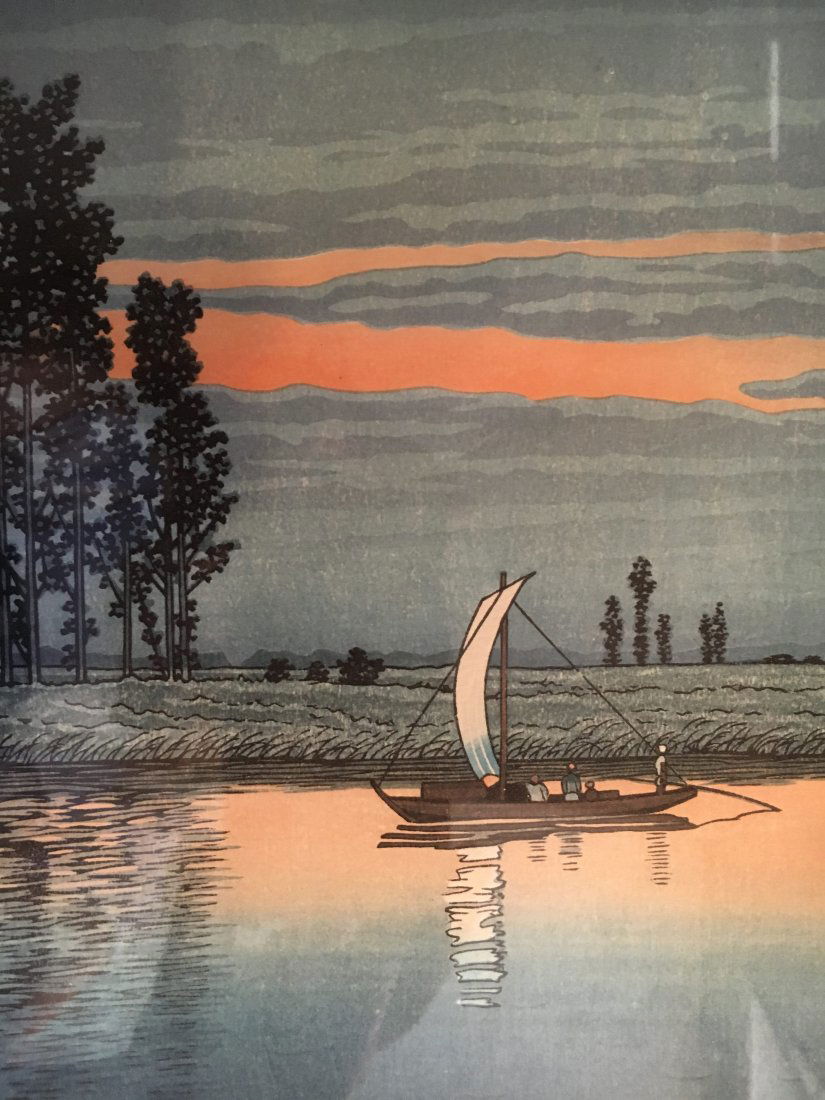 Kawase Hasui original Japanese woodblock print (1 of 7)