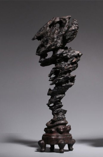 Qing Dynasty Lingbi Stone with Carved (1 of 6)