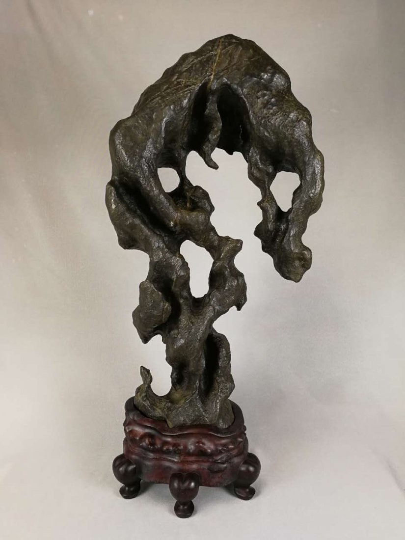 A Chinese Antique 'Lingbi-Simulated' Porcelain Mountain (1 of 8)