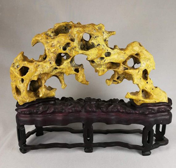 A Chinese Antique 'Lingbi-Simulated' Porcelain Mountain (1 of 6)