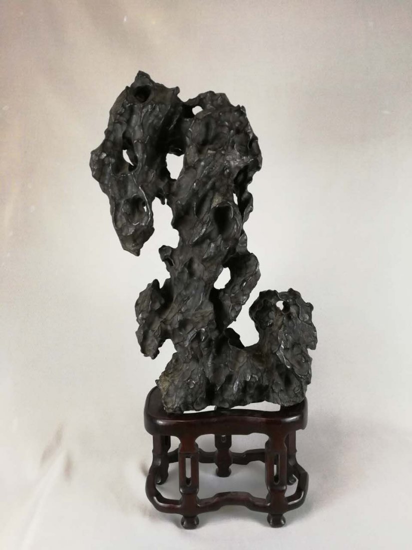 A Chinese Antique 'Lingbi-Simulated' Porcelain Mountain (1 of 6)