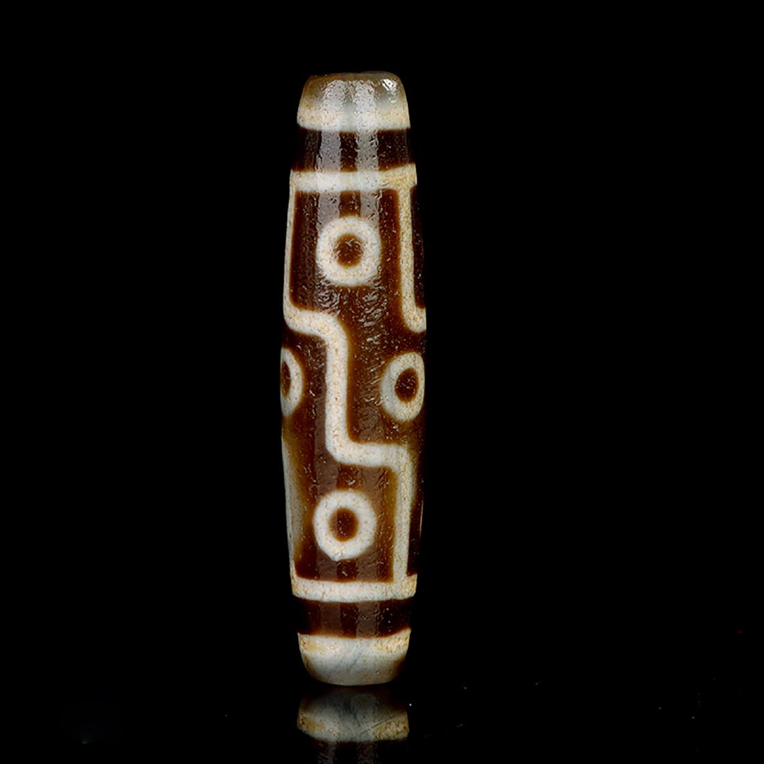 Fine Old Tibetan Celestial Bead Tianzhu with 9 eyes (1 of 5)