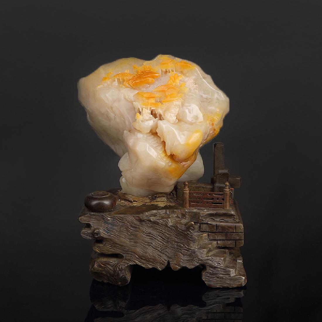 Chinese Carving Shoushan Stone Ornament (1 of 5)