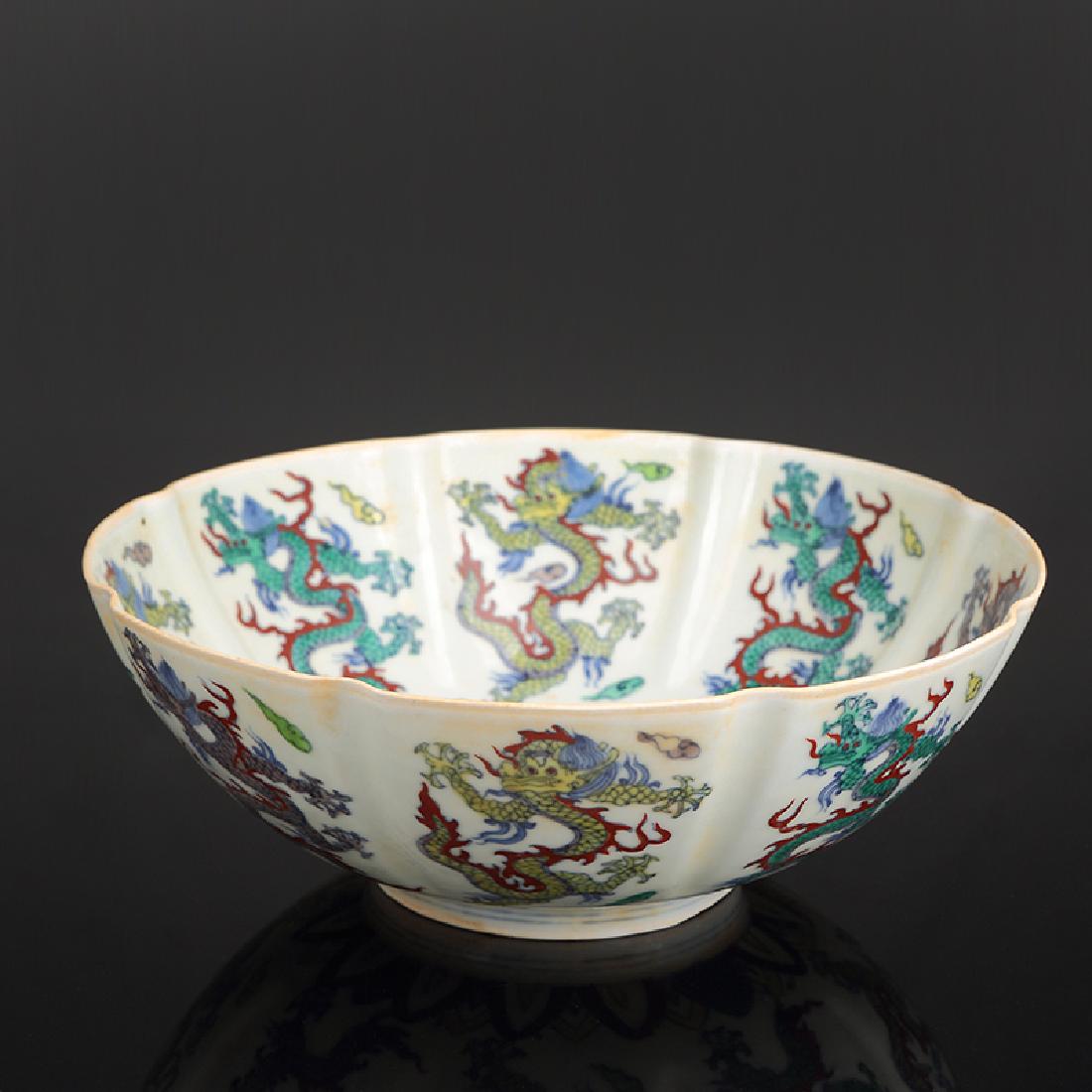 Chinese Doucai Porcelain Bowl (1 of 5)