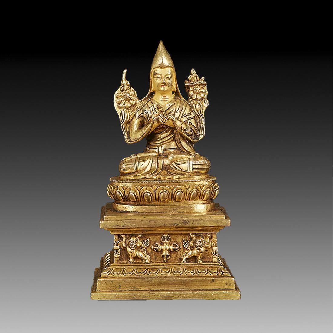 Chinese Ming Dynasty  Tibetan Bronze Buddha (1 of 6)