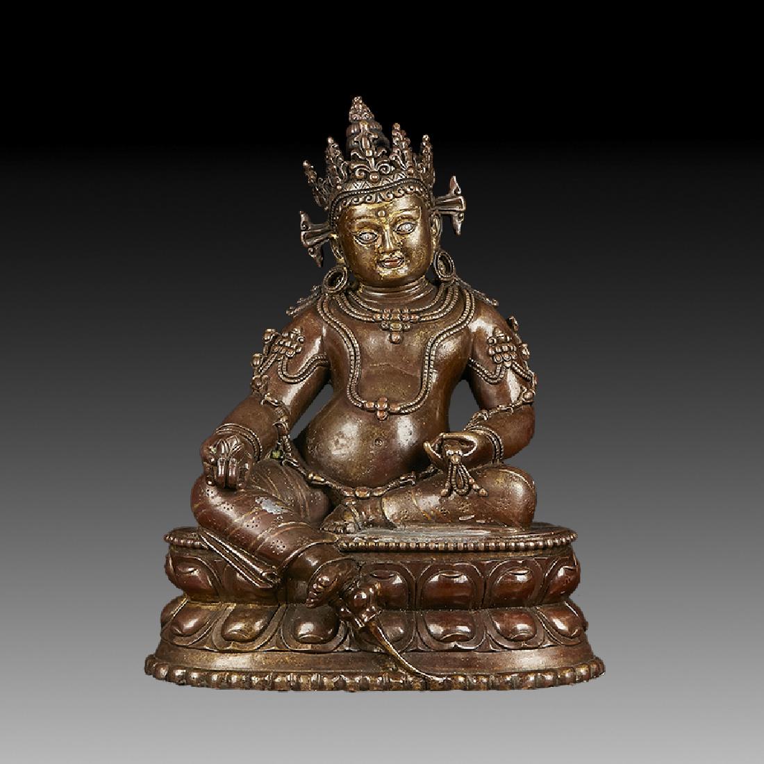 Chinese Qing Dynasty Tibetan Bronze Buddha (1 of 6)