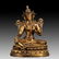 Chinese Gilt Bronze Manjushiri Buddha