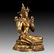 Chinese Gilt Bronze Manjushiri Buddha - 3