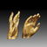 Pair of Chinese Gilt Bronze Buddha Statue Of Hands - 5