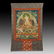 Large Chinese Qing Dynasty Silk Embroidery Thangka