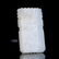 Chinese Qing Dynasty Hetian White Jade Pendant - 3