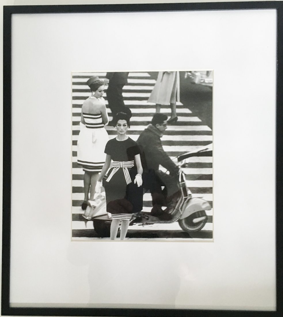William Klein: Capuchin, American Vogue, 1960: William Klein (1928- ): Capuchin, American Vogue, 1960 Special Edition of one matted and black metal framed authorized reproduction lithograph. Comes with Large format monograph (12"W x 17"