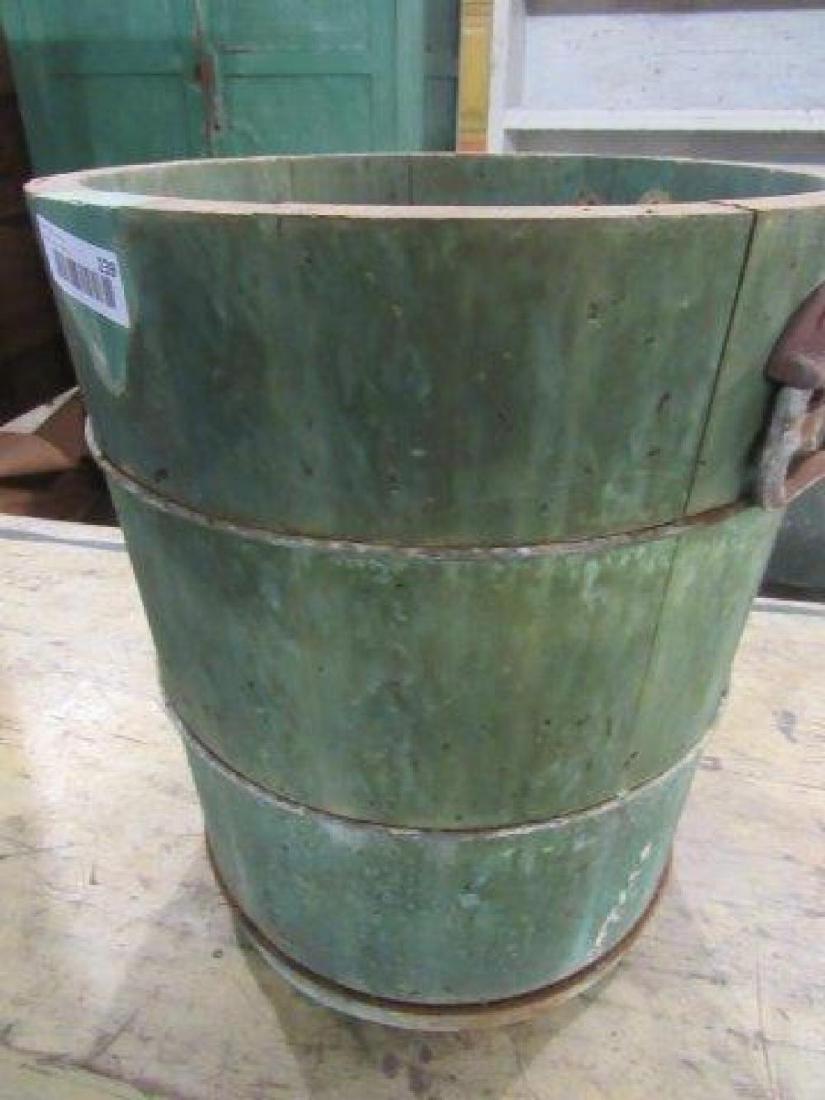 Green painted bucket (1 of 1)