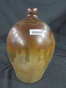 Richard Hughes 4-gallon two-tone crock jug: Richard Hughes 4-gallon two-tone crock jug 18 1/2 in tall, good condition
