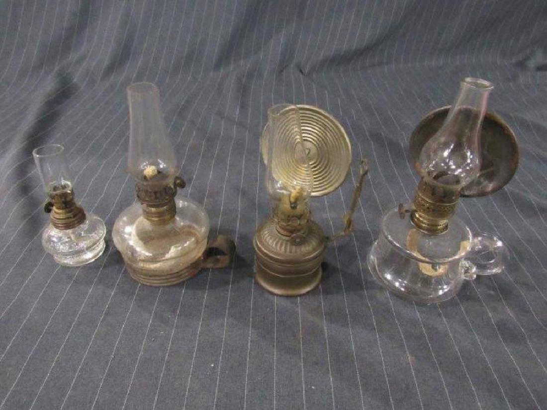 4 Small Oil Lanterns
