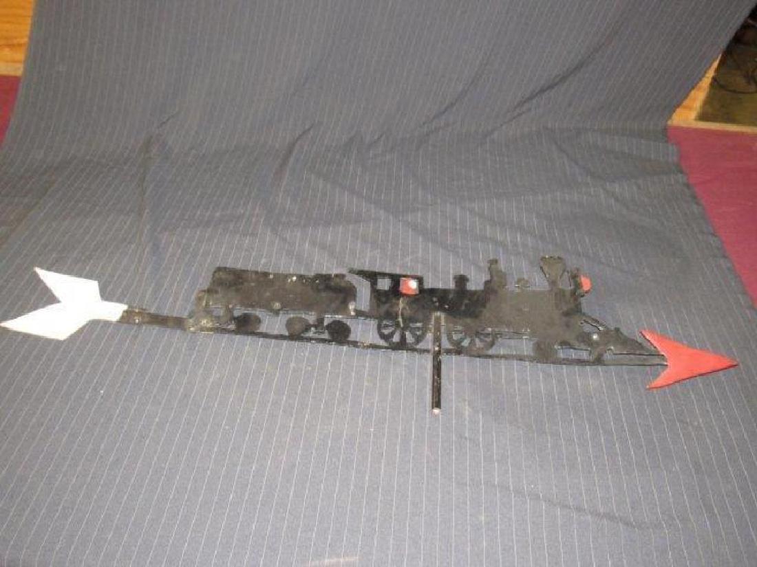 Metal train weathervane (1 of 4)