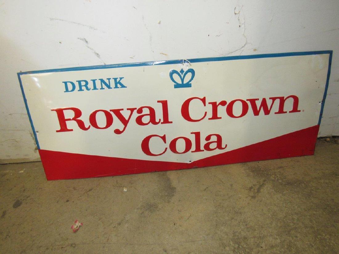 SST Royal Crown cola embossed sign (1 of 5)