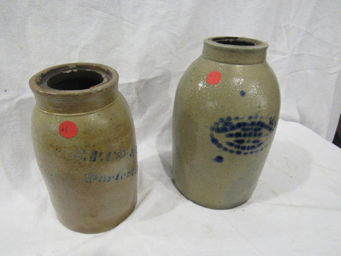 Two decorated Crocks (1 of 2)