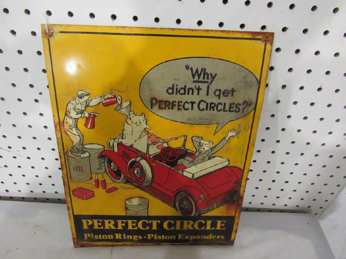 SST Perfect Circles piston rings embossed sign (1 of 2)