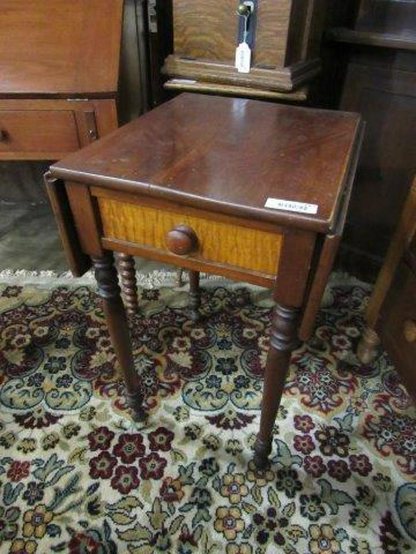 19th Century 1 drawer stand (1 of 2)
