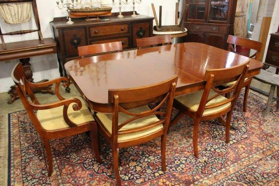7 pce. Mahogany dining set (1 of 7)