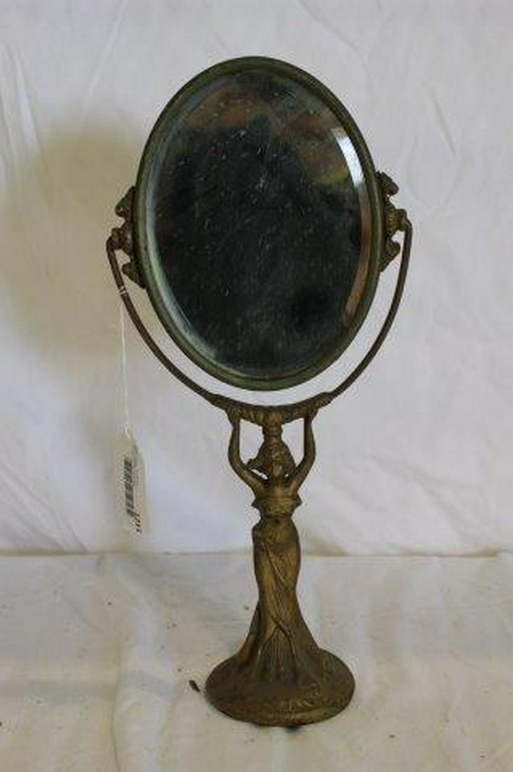 Art Nuveau Ladies Dresser Mirror (1 of 6)