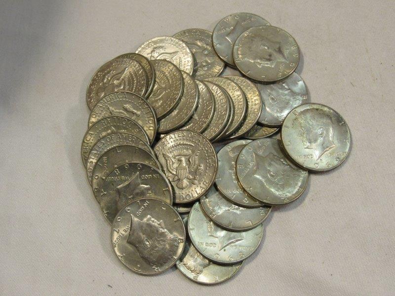 30 - 40% Silver Kennedy Halves (1 of 3)