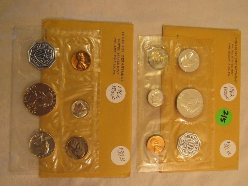 2 1962 US Proof Sets (1 of 3)