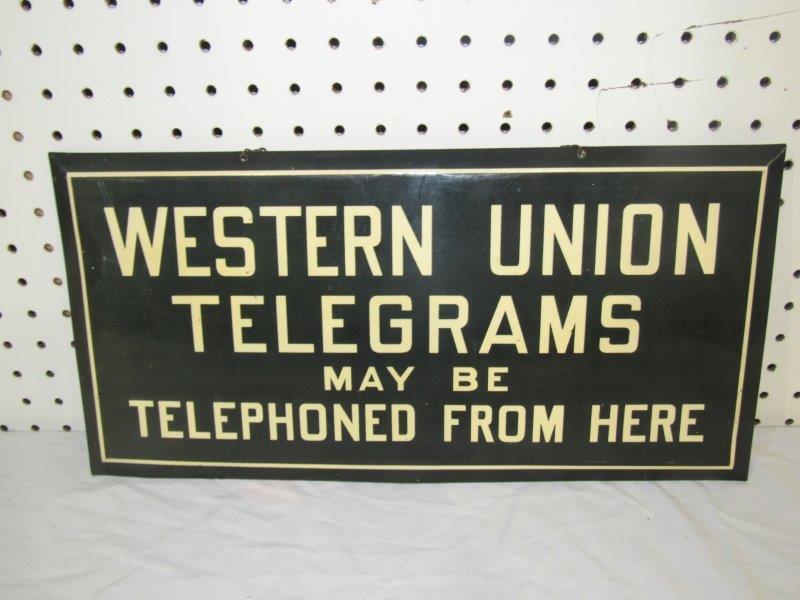 SST Western Union Sign (1 of 3)
