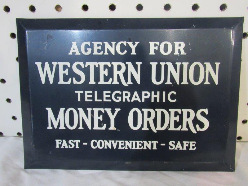 SST Western Union Sign (1 of 2)