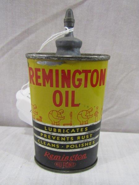 Remington Oil 3 oz lead top handy oiler (1 of 4)