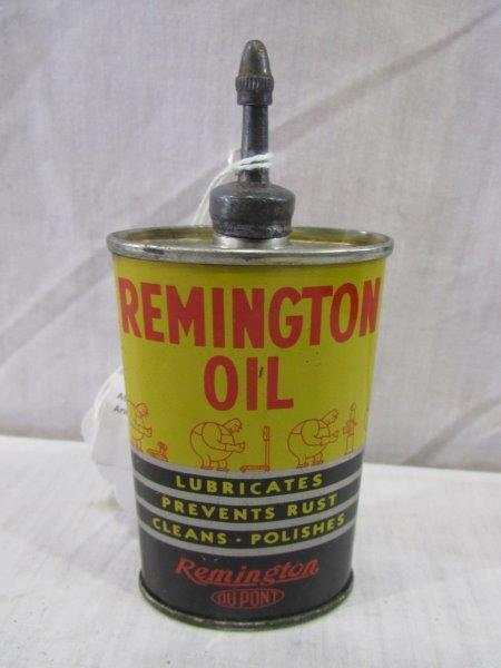 Remington oil 3 oz lead top handy oiler (1 of 4)