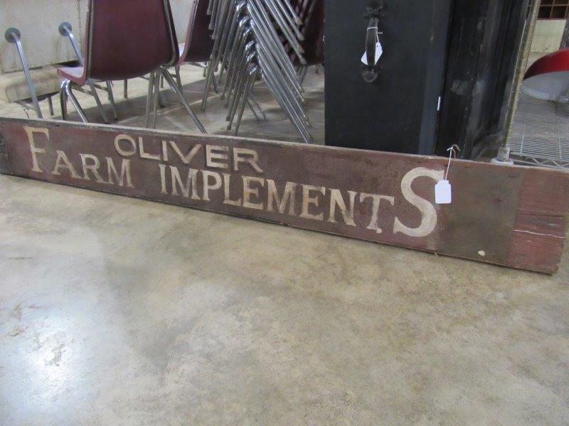 SST Oliver Farm Implements sign (1 of 6)