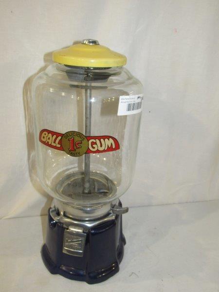 Northwestern 1 cent gumball dispenser (1 of 5)
