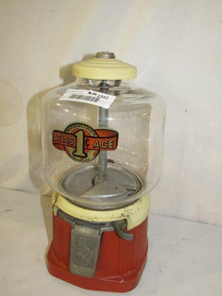 Atlas Ace 1-cent gumball dispenser (1 of 5)