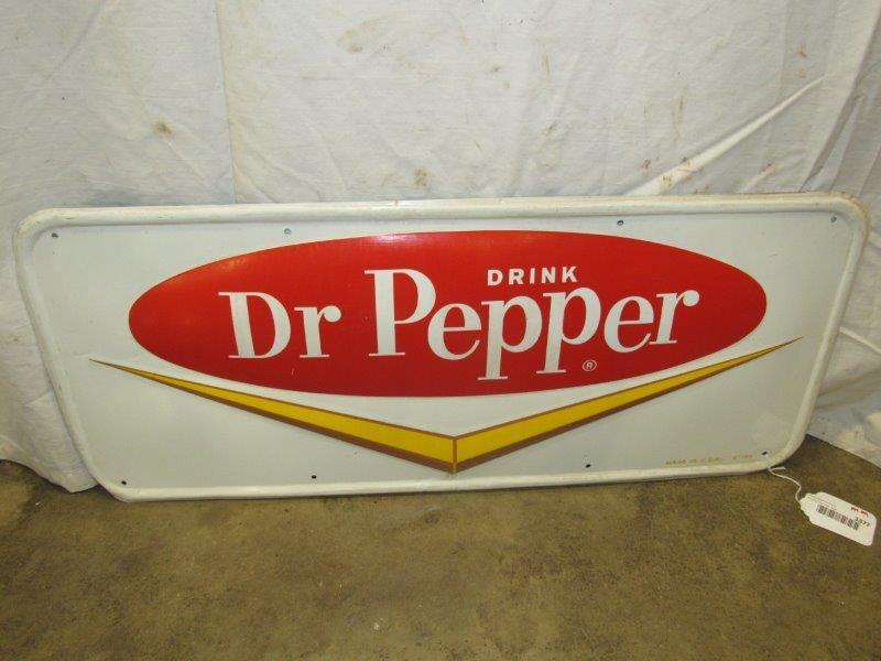 SST Drink Dr. Pepper embossed sign (1 of 4)